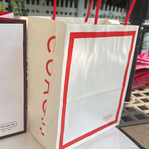 Set of 4 COACH original shopping bags - Picture 5 of 5